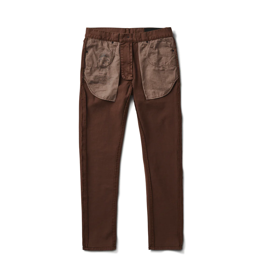 HWY 133 Slim Fit Broken Twill Jeans - Brown