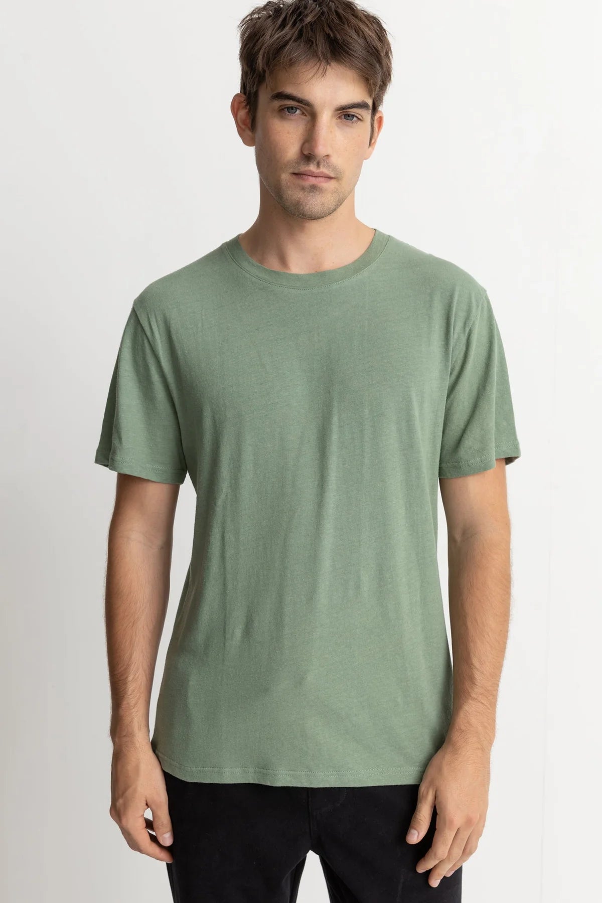Linen Ss T-Shirt - Seafoam