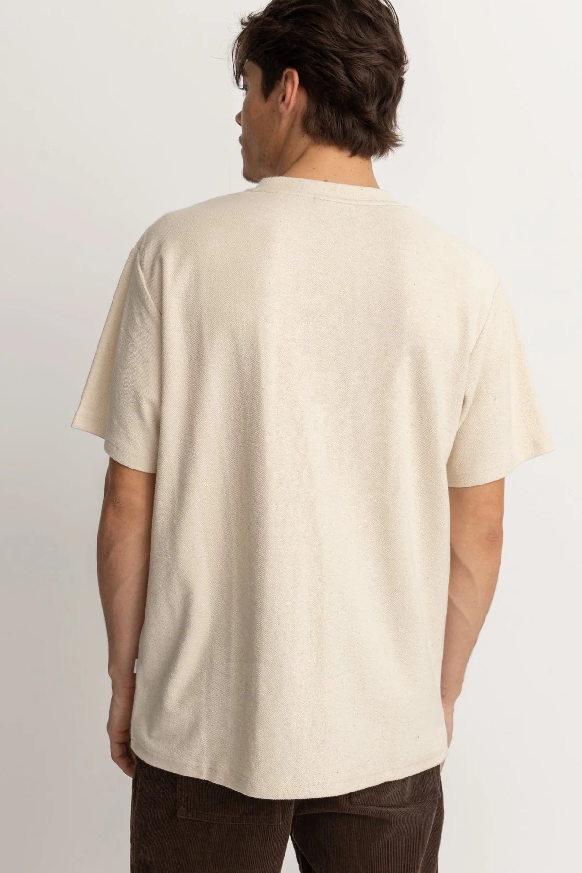 Vintage Terry Ss T Shirt - Natural