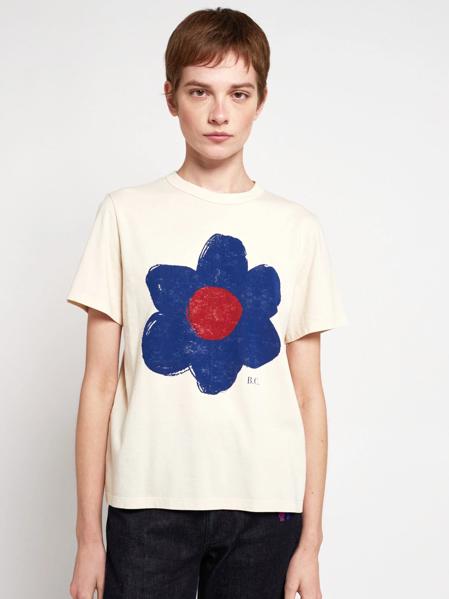 Flower Short Sleeve T-Shirt
