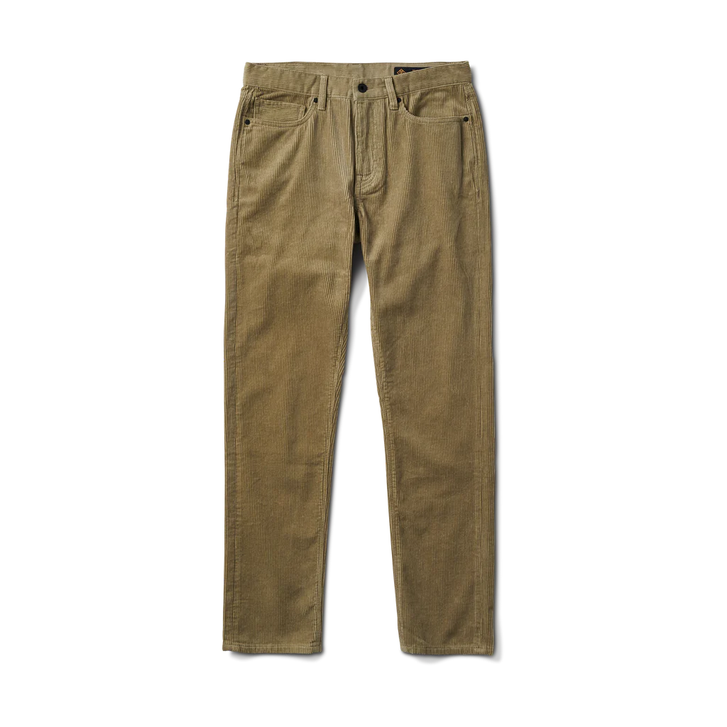 HWY 128 Corduroy Straight Fit Denim Jeans - Dusty Green