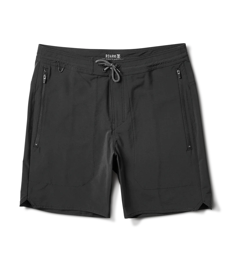 Layover Hybrid Trail Shorts 18" - Black