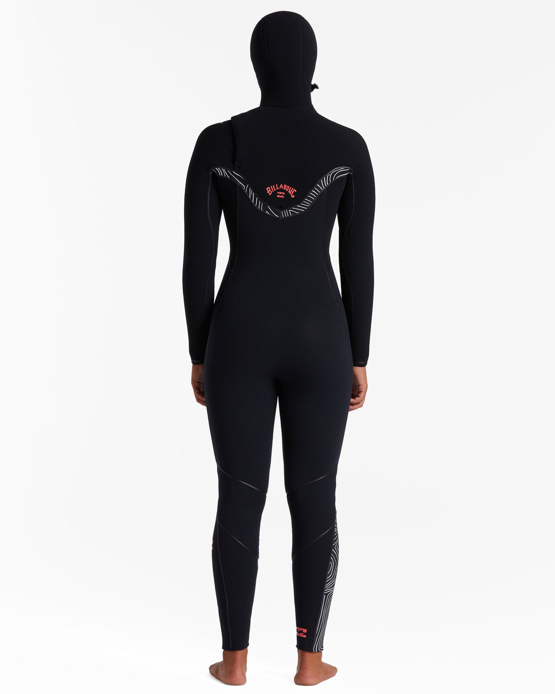 5/4 Furnace Chest Zip Hooded Wetsuit - Midnight Trails