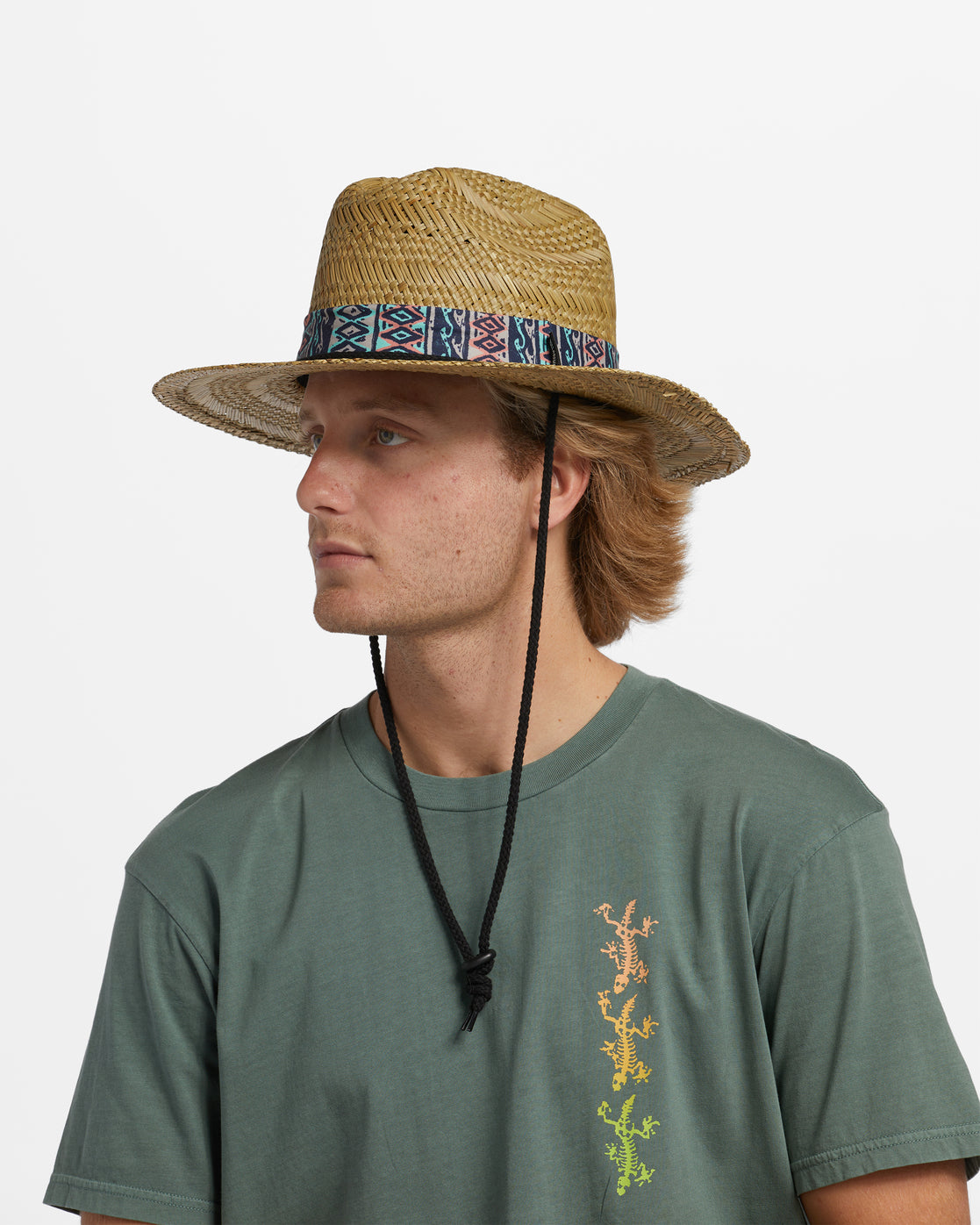 Mai Tides Straw Lifeguard Hat - Minty