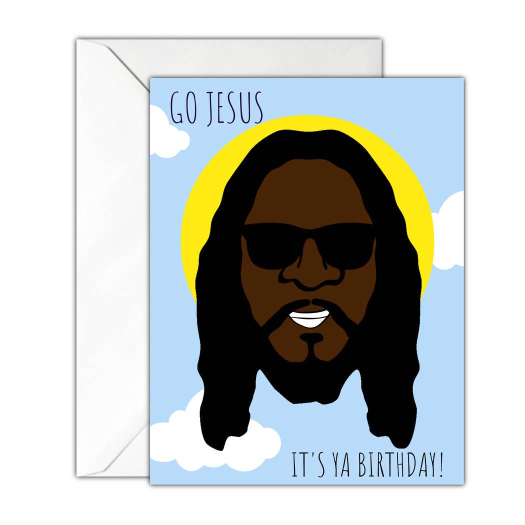 Go Jesus, It's Ya Birthday Greeting Card - COSUBE