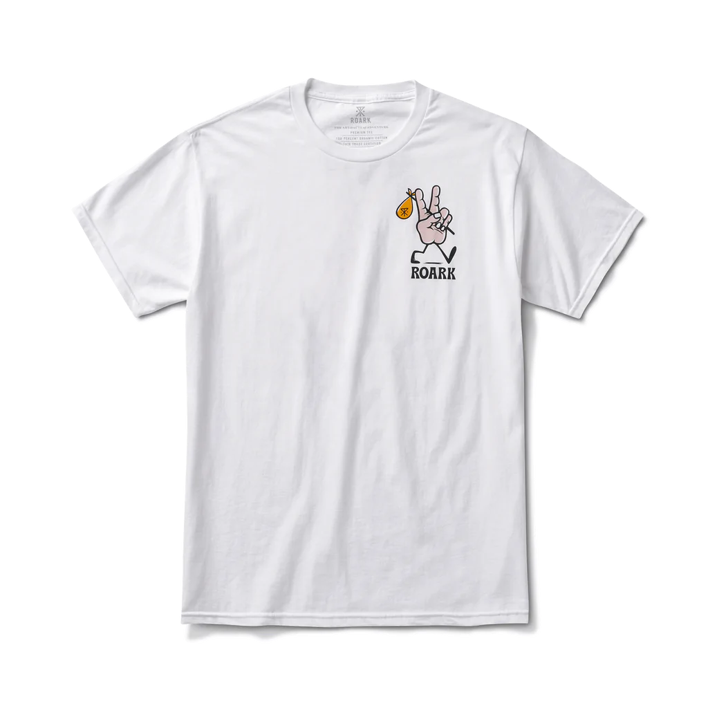 Peace Out Organic Cotton Tee - White