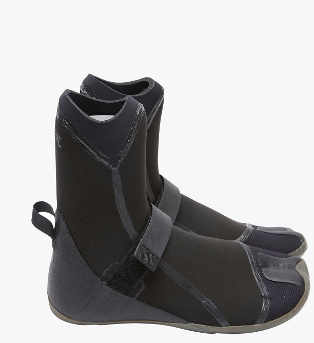 5mm Furnace Hidden Split Toe Wetsuit Boots - Black