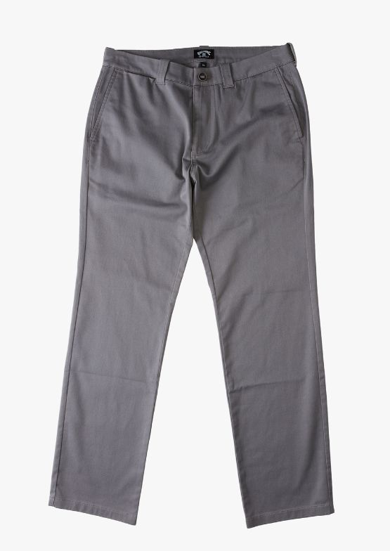 Carter Stretch Chino Pants - Pewter