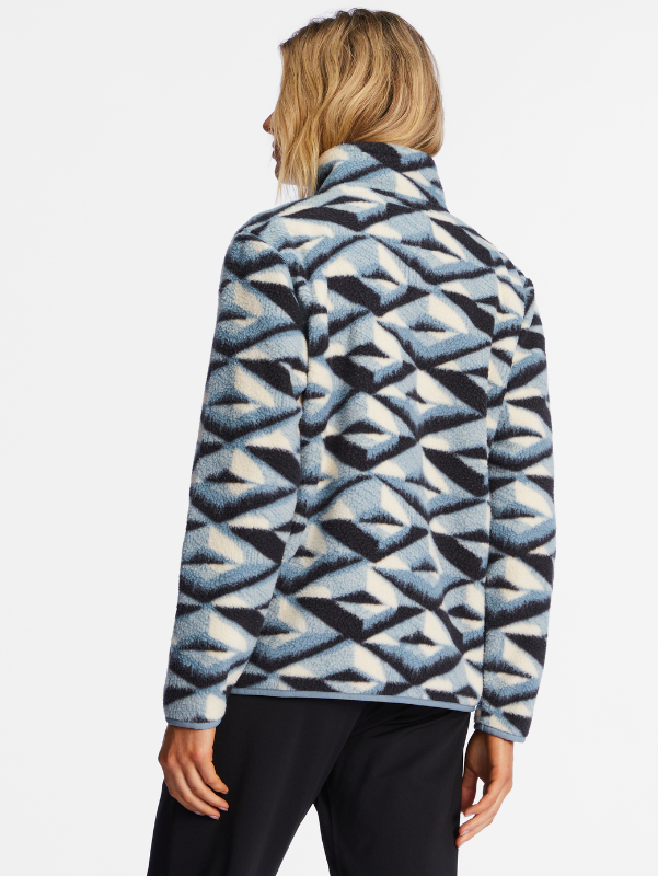 A/Div Boundary Mock 3 Half-Zip Pullover Sweatshirt - Blue Horizon