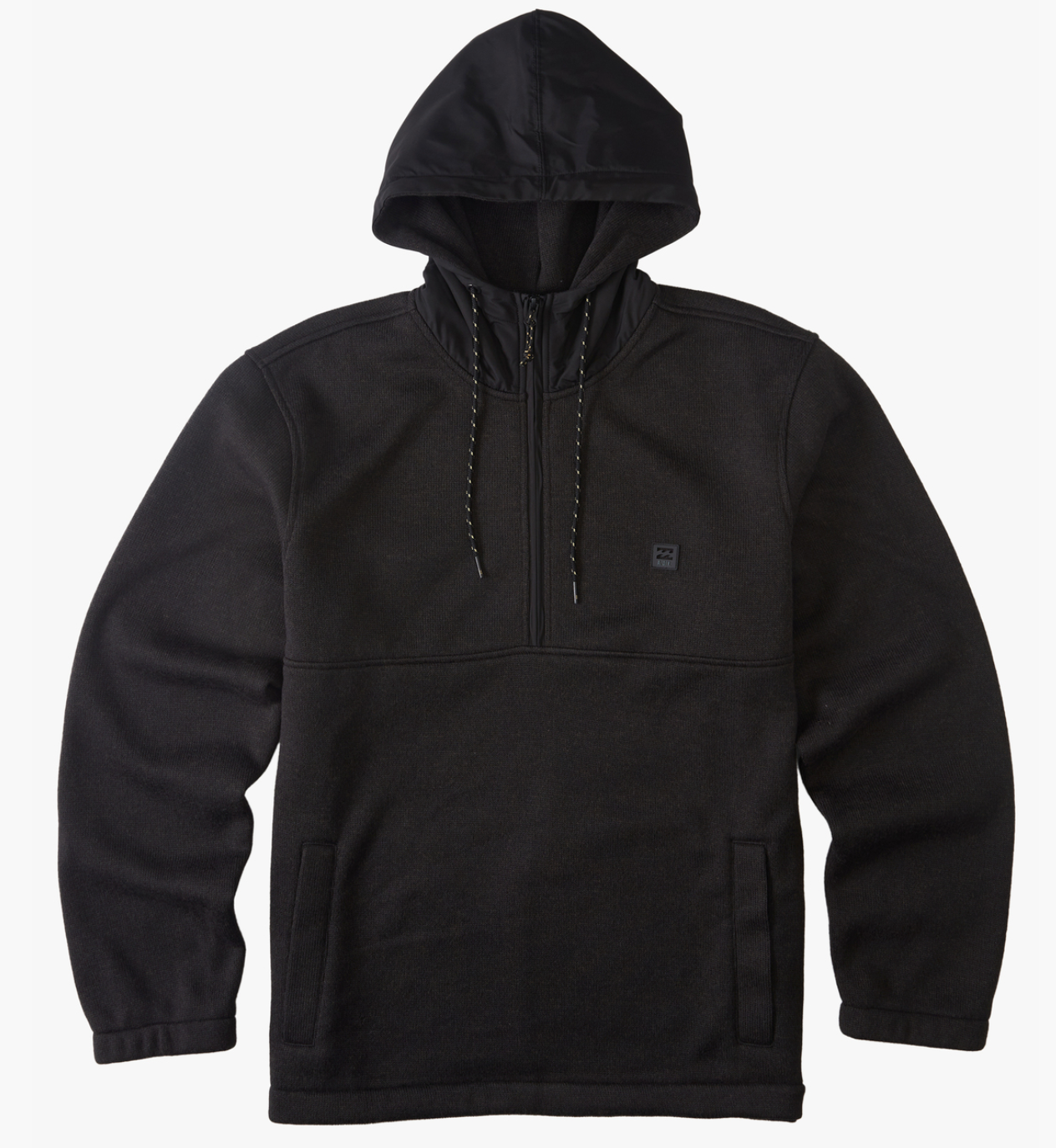 A/Div Boundary Hooded Half-Zip Pullover - Black Heather
