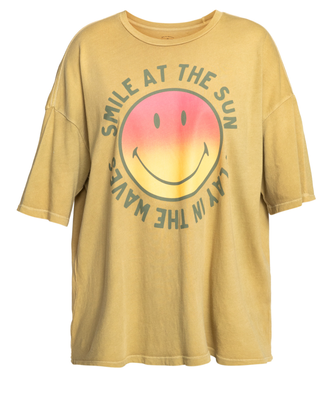 Billabong x Smiley True Boy Oversized T-Shirt - Split Pea