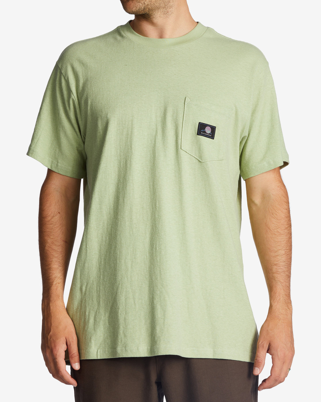 Hemp Pocket T-Shirt - Light Sage