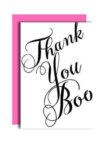 Thank You Boo Card - COSUBE