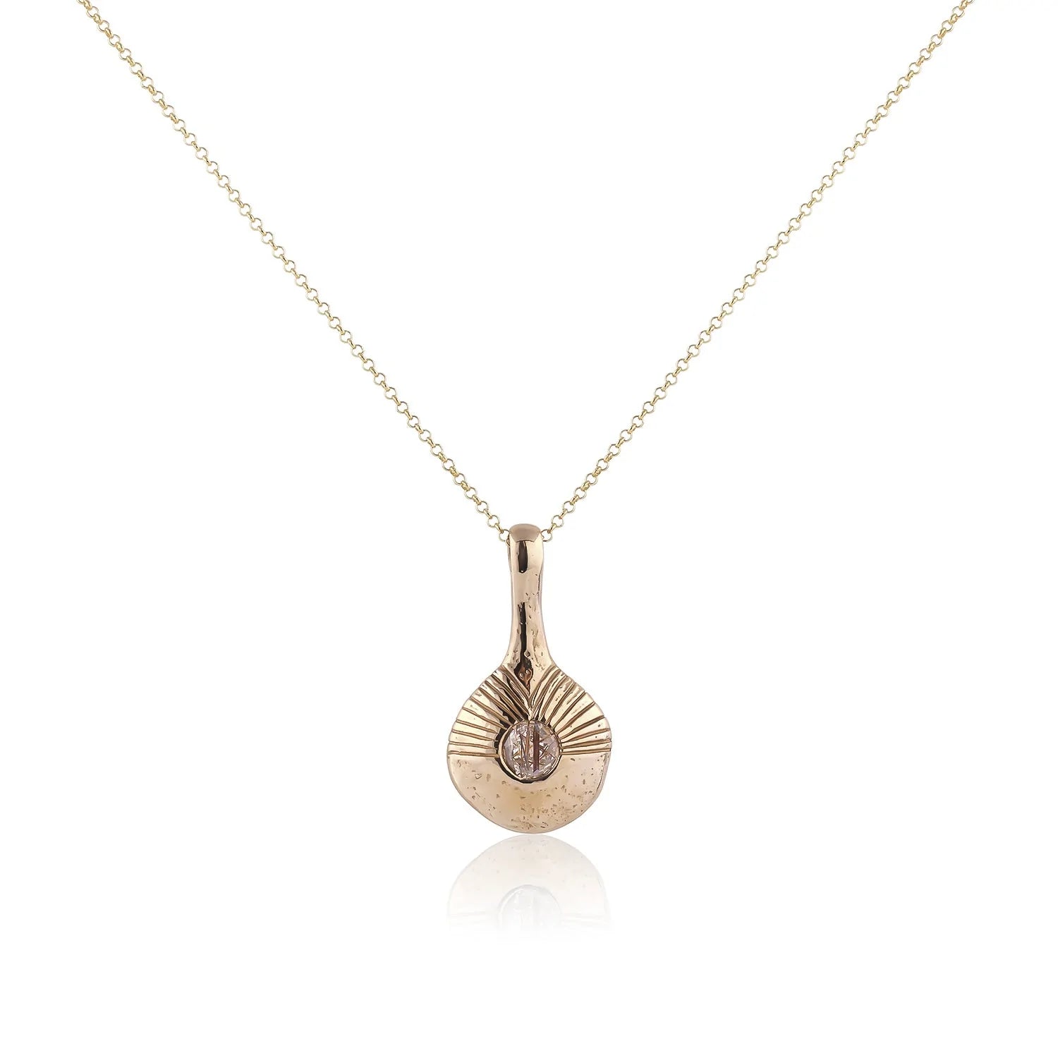 Reflections Pendulum Necklace - Bronze